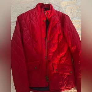Barbour Jacket in Red- Slim Fit- Size 6
